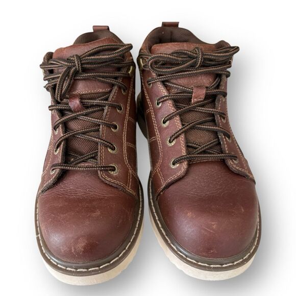 Brahma 2560158 Kyle II Classic Brown Leather Lace-Up work Boots Shoes Men's 7.5 - Picture 9 of 16